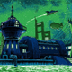 Illustration for article titled Quiet illustrations of Serenity and Planet Express Headquarters will fill you with nostalgia for places that dont exist